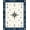 Navy Blue Gold Cream, Pattern 4, variant on ODIKA 8'x10' Washable Area Rug Non-Slip Chair-Friendly Mat Beachy Ocean Nautical Vintage Border Compass Motif Themed Bathroom for Dining Room, Large Office, Lounge