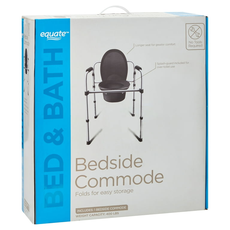 Equate bedside commode best sale