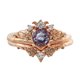 thumbnail image 1 of 2PC Set Mujeres Brillante Amatista Circonio Anillo de Promesa Anillos de Boda de Compromiso Anillo Sets, 1 of 2