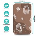 thumbnail image 5 of Functional & Stylish 19.5x12in Coffee Mat - Rubber-Backed, Hides Stains, Perfect for Countertops, Diatom Mud, Coffee Bar Accessory, Absorbent Coffee Drying Mat, 5 of 7