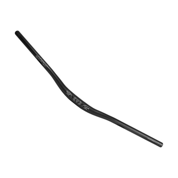 Manillar largo de aleación de aluminio para bicicleta de montaña, barra elevadora, control flexible, amortiguador 780 mm negro
