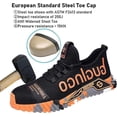 thumbnail image 5 of Safety Shoes Men Composite Steel Toe Cap Women Trainers,Safety Trainers Steel Toe Protection Lightweight Comfortable Breathable Work Shoes, 5 of 6