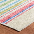 thumbnail image 5 of Dash & Albert Cady Stripe Machine Washable Rug, 5' x 8', Multi, 5 of 7