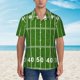thumbnail image 2 of Fotbe American Football Field2 Camisa Hawaiana para Hombre Unisex – Camisa Casual de Verano con Botones de Manga Corta de Algodón y Lino,Small, 2 of 7