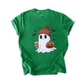 thumbnail image 3 of Mens Halloween T Shirts Plus Size Short Sleeve Spooky Ghost Graphic Halloween Tee Tops Halloween Costume, 3 of 5