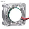 thumbnail image 1 of Impresora 3D Extrusora Ventilador de refrigeración Disipación de calor Enfriador LED Accesorio de impresora 3D, 2510 Ventilador 24V Jumpingount EL000952-02, 1 of 2