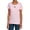 Pink, variant on Superman All American Shield Women's T Shirt, Pink, Medium