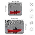 thumbnail image 4 of Yayeee Dish Drying Mat for Kitchen Counter 16"x18" Microfiber Absorbent Pad, Red Boat, 4 of 7
