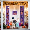thumbnail image 1 of LINLIN Halloween Banner Hanging Decor, Halloween Decoration Set Trick or Treat Porch Banner/Outdoor Halloween Signs Decorations for Front Door Wall or Indoor Home, 1 of 9