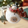 thumbnail image 2 of 1 PC Christmas Decorative Figurine, Resin Christmas Snowman Decor, Xmas Ornament for Table Top Centerpiece Fireplace, Handmade Statue for Xmas Gift, Christmas Party Home Decoration, 2 of 6