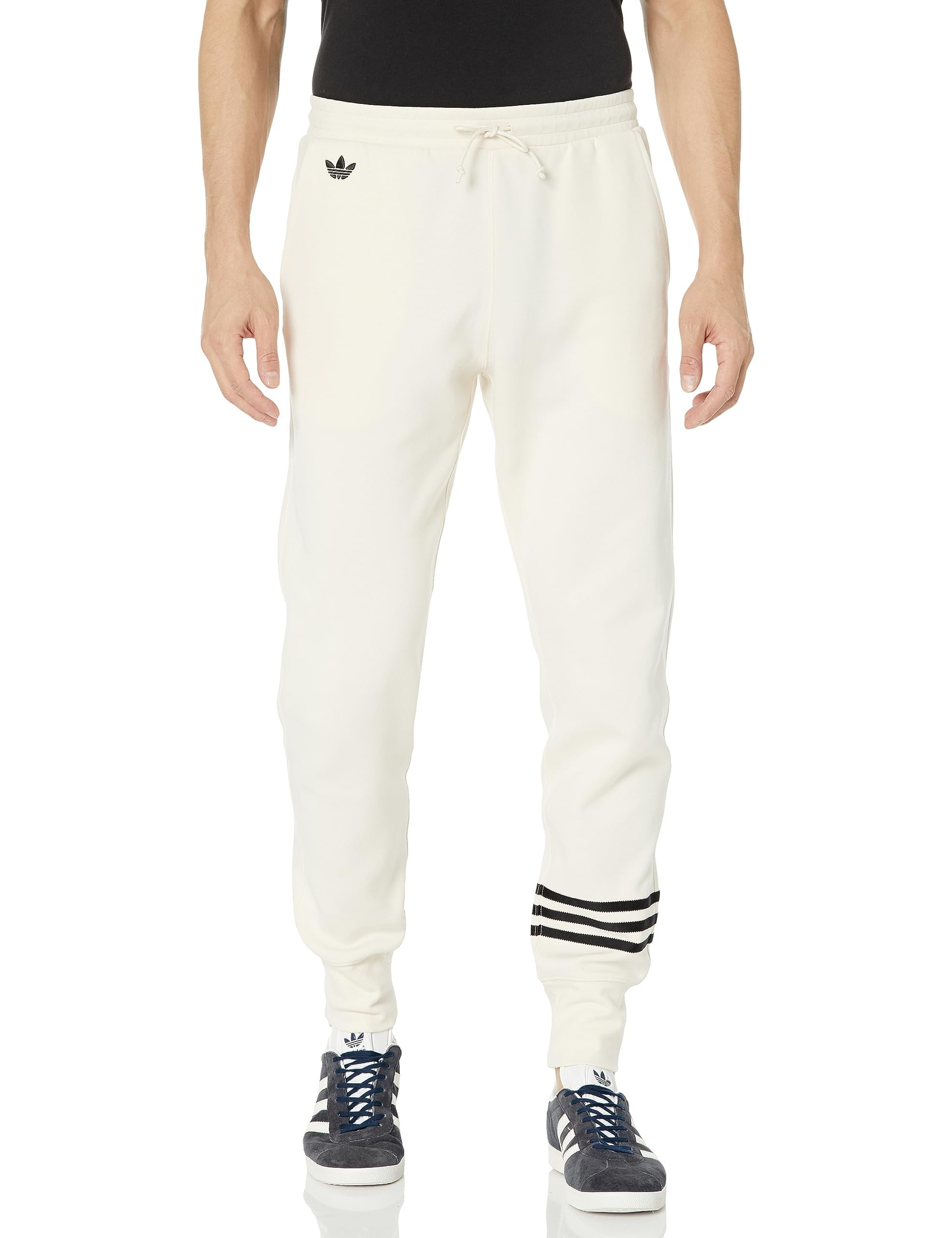 Adidas LEGEND INK/WHITE Men's Tricot Jogger Pants, US Large