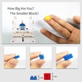 thumbnail image 5 of Klmei Micro Building Blocks Set 6850 Piezas Mezquita Azul Modelo De Construcción Arquitectónica De Punto De Referencia Mundial En Miniatura para Adultos Y Niños Mayores De 14 Años, 5 of 5