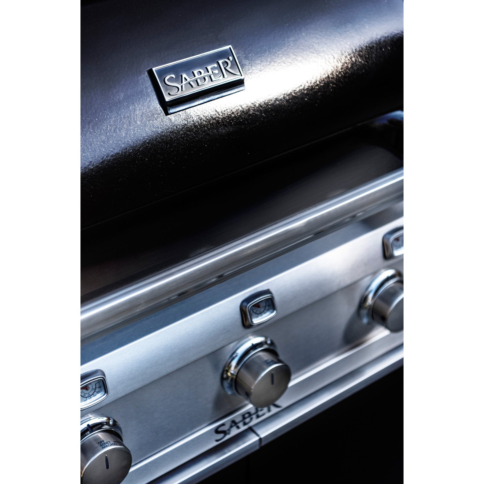 SABER® Deluxe Black 3-Burner Gas Grill