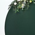 thumbnail image 4 of BalsaCircle 7.5 feet Hunter Green Fitted Spandex Round Wedding Backdrop Stand Cover Wedding Party Event, 4 of 8