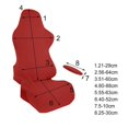 thumbnail image 1 of serony Gaming Chair Cover Soft protector slipcover arm for Rotating Chair Reclining Armchair Slipcover polyester cover Racing Gaming Chair red, 1 of 9