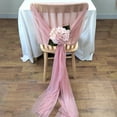 thumbnail image 4 of Chiffon Table Runner Sheer Fabric Silk for Boho Sheer Fabric Wedding Arch Overlay Draping Decoration Birthday Party Table Decor, 4 of 10