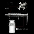 thumbnail image 3 of Manual Ice Block Breaking Crusher Snow Cone Machine Cone Shaver Summer Dining Kitchen Blender Party Camping Picnic Cold Beverage Shaver Clear, 3 of 7