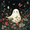 Happy Ghost, variant on FORMRS Zipper Binder with Shoulder Strap 1.5-inch Ring 500 Sheet Capacity File Bag, Happy Ghost