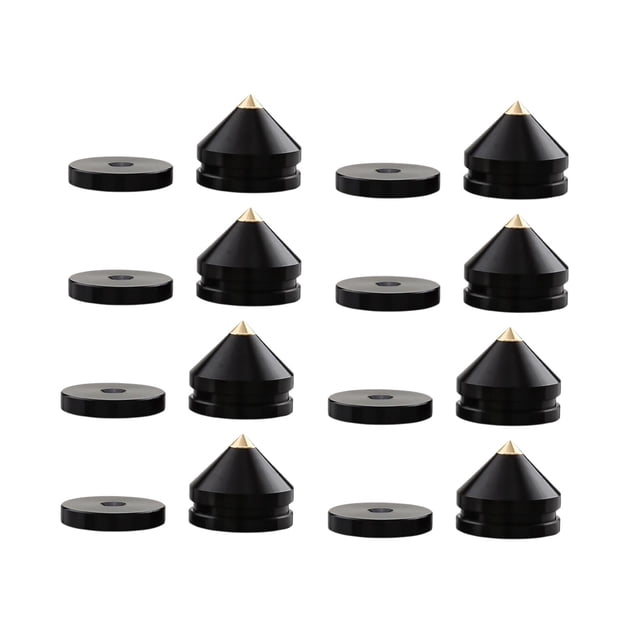 Altavoz Amortiguador Pies Sunnimix Picos de altavoces Negro