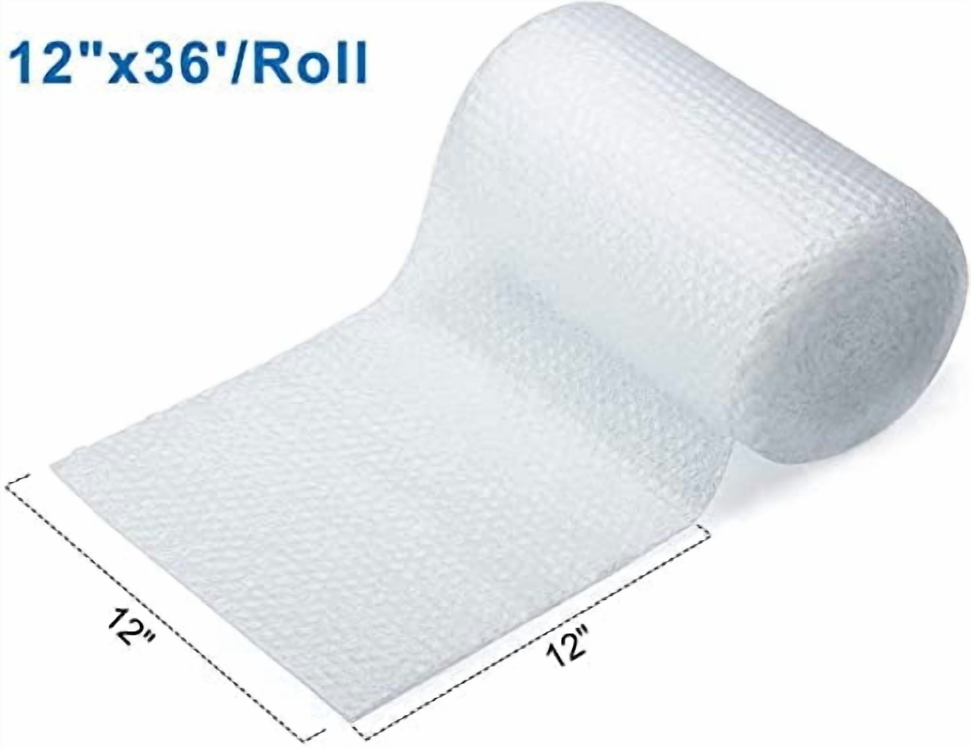 Reusable Bubble Wrap Roll 2 Pack, 30cm x 12m Perforated Air Cushioning Wrap, Shockproof Moisture Resistant Packing Foam Wrap for Moving Shipping Fragile Items Electronics