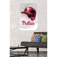 thumbnail image 2 of MLB Philadelphia Phillies - Drip Helmet 22 Wall Poster, 22.375" x 34", 2 of 4