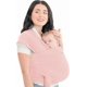 thumbnail image 1 of KeaBabies Portabebés envoltura - Todo en 1 Portabebés original para bebé de recién nacido a niño pequeño, fácil de usar, vinculación sin manos, ligero, envoltura para bebé transpirable (Rosa, 1 of 5