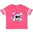 thumbnail image 3 of Inktastic Valentine Holiday Girls Skull Girls Toddler T-Shirt, 3 of 5