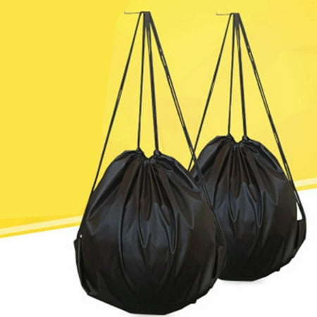 2PCS Outdoor Travel Basketball Backpack Portable Gym Shoes Storage Drawstring Bag Volleyball Football Soccer Ball