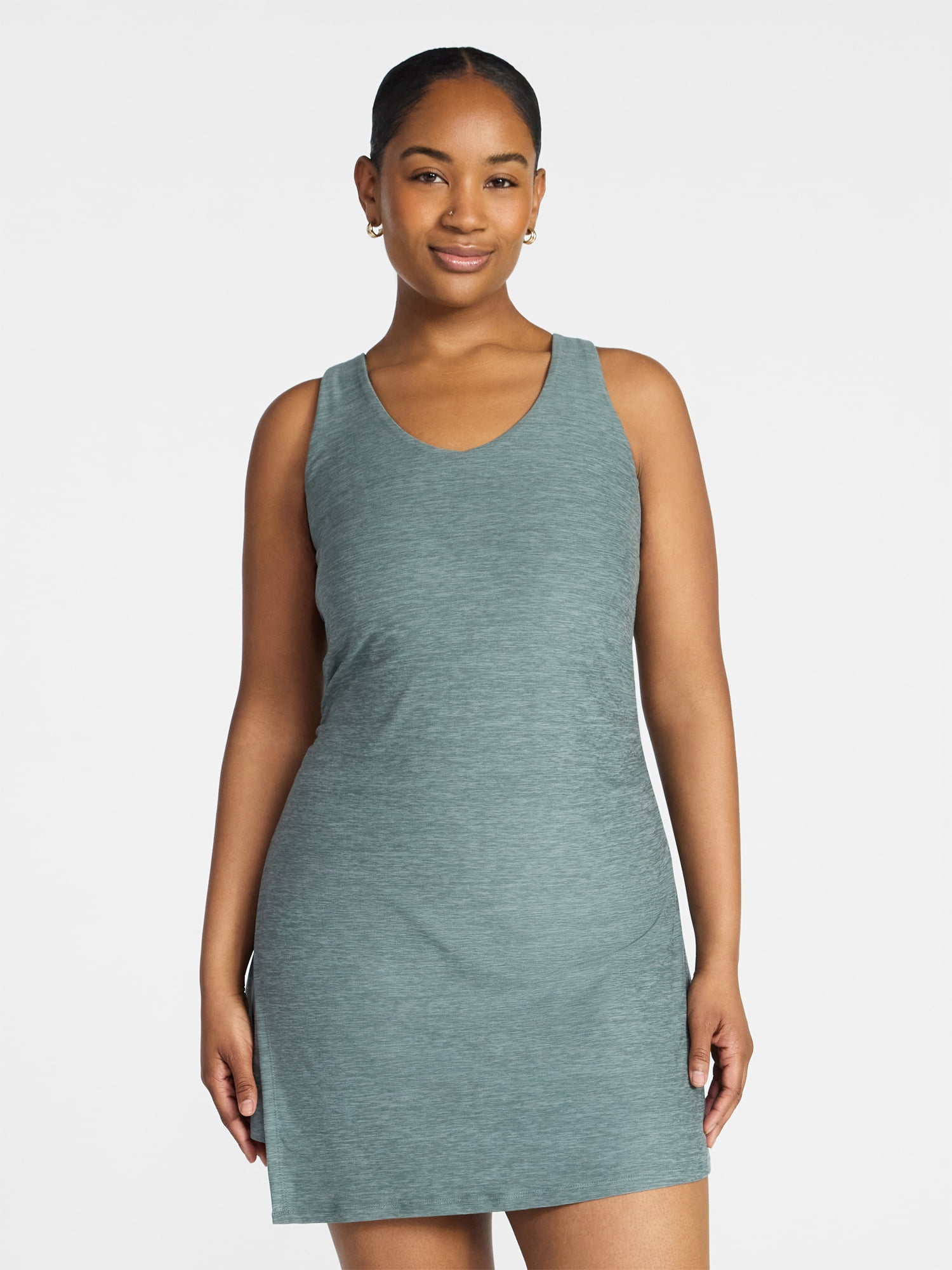 Athletic Works Women's and Women's Plus ButterCore Wrap Dress, Sizes XS-4X