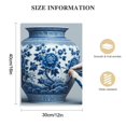 thumbnail image 2 of Nawypu Classic Chinese Style Canvas Wall Art Chinese Style Chinoiserie Blue And White Porcelain Vase Farmhouse Wall Decorations for Pub Bedroom Dining Room Kitchen Bathroom Canvas Paintings, 2 of 5