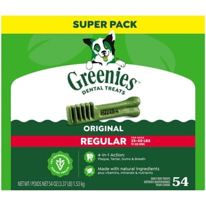Greenies Original Dental Dog Treats, Medium, 54 Count