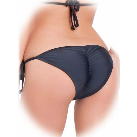 - FITTOO Sexy V Cut Bikini Bottom Tie Sides For Women Cheeky Booty T-Back Ladies Swimsuit