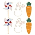 thumbnail image 1 of Miangastore Cartoon Brooch Metal 6Pcs 1.3x0.4In, 1 of 8