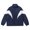Blue, variant on Men's Stand Collar Geometric Color Block Track Jacket Full Zip Rib Cuff Vintage Lightweight Windproof Athletic Coat