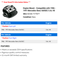 thumbnail image 2 of Engine Mount - Compatible with 1986 - 1991 Mercedes-Benz 560SEC 5.6L V8 1987 1988 1989 1990, 2 of 2