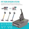 thumbnail image 5 of V6V7V8  Battery Adapter for Dyson V6 V7 V8,for Craftsman 20V V20 Lithium Battery Work for Dyson SV04 SV03 VTC4 DC59 DC58 DC62 SV09 for V6 Animal Motorhead V6 Slim Cordless Vacuum Battery Replacement, 5 of 5