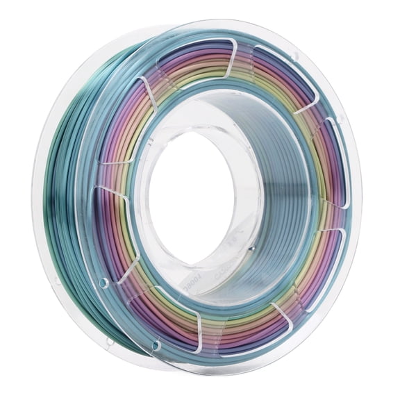 Filamento PLA, 200 G De Color Degradado íris Impresora 3D Filamento PLA Aspecto Sedoso Para Manualidades Decoraciones Adornos Modelos Para La Escuela