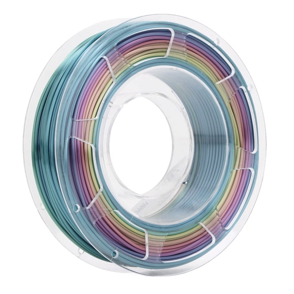 Filamento PLA, 200 G De Color Degradado íris Impresora 3D Filamento PLA Aspecto Sedoso Para Manualidades Decoraciones Adornos Modelos Para La Escuela