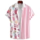 thumbnail image 3 of Camisas de helado divertidas con estampado 3D para hombre, camisas de playa de talla grande de manga corta de verano, blusas hawaianas con solapa para vacaciones, ropa para hombre, 3 of 5