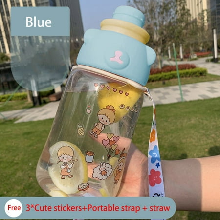 

Homeex Summer Portable Cute High-value Kettle Plastic Cup Blue 1600ml