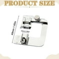 thumbnail image 3 of Rolled Hem Foot Presser Set for Domestic Sewing Machines,Sewing Machine Presser Feet Blind Hem Stitch,Blind Hem Foot Rolled Foot Presser Set,7 Size, Silver,Compatible(22mm), 3 of 8