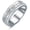 01-Daisy, variant on Universal Wheel Ring 925 Sterling Silver Fidget Ring Stress Relief Ring Jewelry Gift for Women and Men