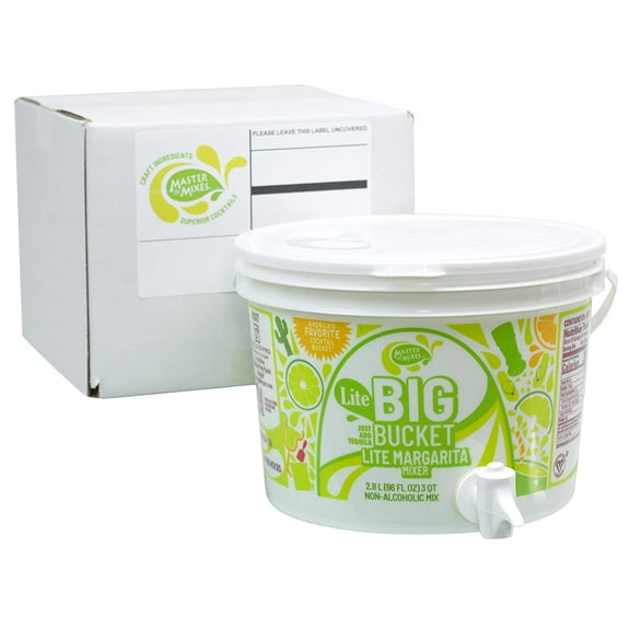 Master of Mixes Margarita LITE Mix, Ready to Use, 96 oz BigBucket