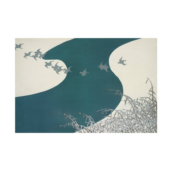 Trademark Fine Art Pictufy Birds From Momoyogusa Canvas Wall Art