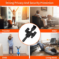 thumbnail image 2 of Portable Door Lock Heavy-Duty Home Security Door Lock Travel Lockdown Locks for Additional Safety and Privacy 2 Pack, 2 of 6