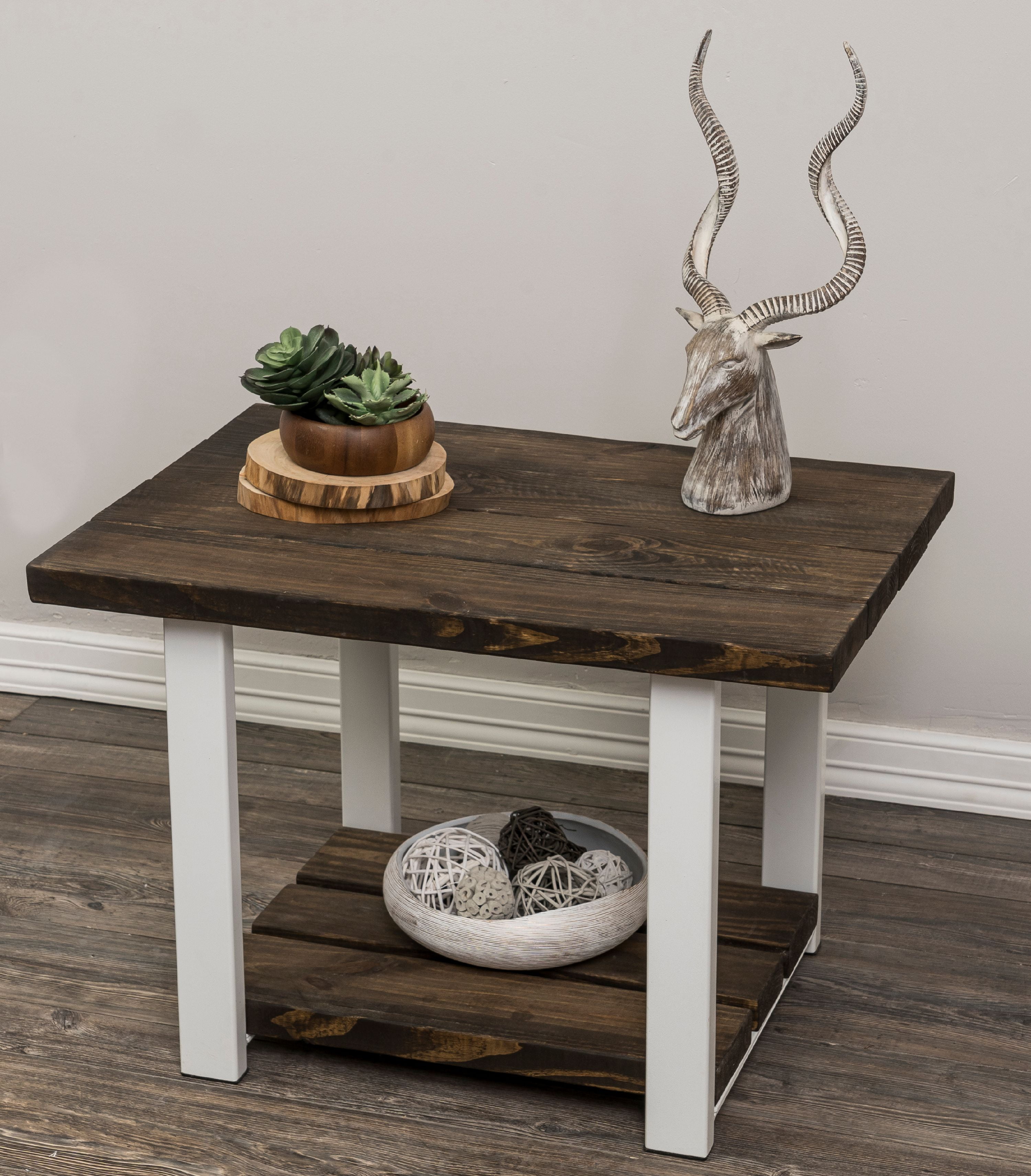 Rustic Mod End Table by Del Hutson Designs
