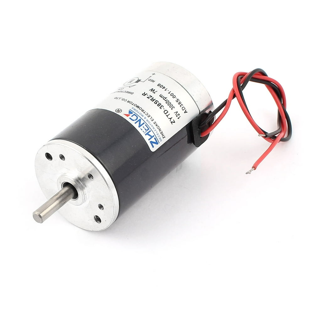 DC 12V 7W 3000RPM High Torque 2Wired Electric Motor