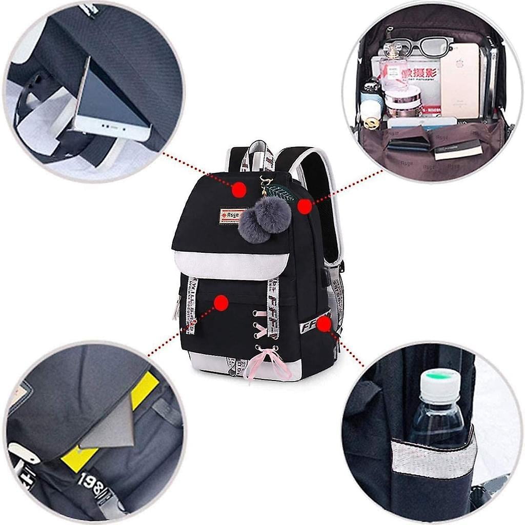 School Backpack Girls Satchels With Ergonomic Design Waterproof