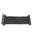 thumbnail image 2 of PCIE 4.0 X16 Riser Cable, Sectional Design 26GB/s 180 Degree PCIE 4.0 X16 Extender  for Chassis, 2 of 8