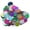 Mixed colors, variant on Lipstore 300Pcs 10mm Flat Round Loose Sequins Applique Wedding Dress Sequins Spangles Blue